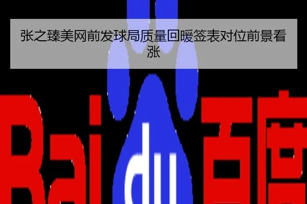 张之臻美网前发球局质量回暖签表对位前景看涨